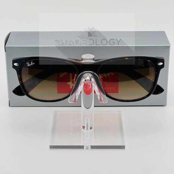 Ray-Ban NEW WAYFARER Classic Tort Sunglasses RB2132 710/51 Brown Gradient 55mm - Picture 1 of 6